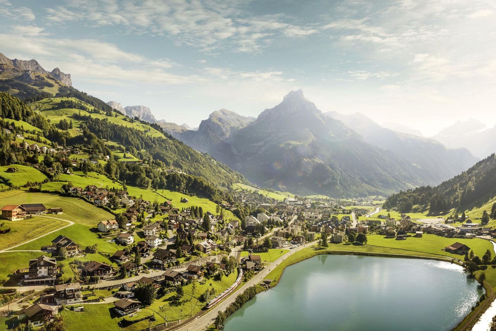 The Engelberg valley in summer